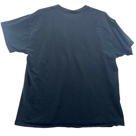 Vintage AMERICAN Rock N Roll Heritage Mens Black T-Shirt Size 2XL Guitars - Picture 3 of 12